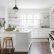 White Country Kitchen Exquisite On Pertaining To With Stacked Shelves 4