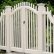 Home White Fence Ideas Plain On Home For 5 To Freshen Up Your S Curb Appeal 14 White Fence Ideas