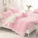 Bedroom White Fluffy Bed Sheets Perfect On Bedroom With Vivilinen Solid Pink And Creamy Color Block 4 Piece 6 White Fluffy Bed Sheets