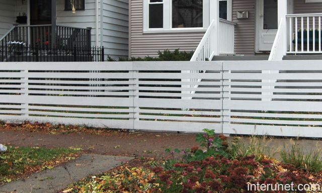 Home White Horizontal Wood Fence Contemporary On Home Inside Diy Ideas Fences With 0 White Horizontal Wood Fence