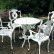 Furniture White Iron Garden Furniture Fine On For Metal Bench Superb Folding Chair 6 White Iron Garden Furniture