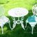 White Iron Garden Furniture Marvelous On Intended Cast Outdoor Patio Set Table Chairs 4