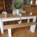 Kitchen White Kitchen Table With Bench Incredible On Regarding Painted Farmhouse Dining Design And 14 White Kitchen Table With Bench