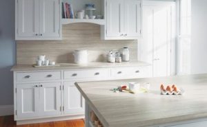 White Laminate Kitchen Countertops