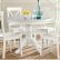 White Round Dining Table Contemporary On Interior With Regard To Brynwood 5 Pc Set Room Sets 1