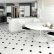 Floor White Tile Flooring Kitchen Wonderful On Floor And Inspirations Black 19 White Tile Flooring Kitchen