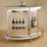 Furniture Wine Rack Bar Table Plain On Furniture With Coaster 101066 Glass Top Clear Acrylic Front Storage White 8 Wine Rack Bar Table