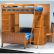 Furniture Wood Bunk Bed With Desk Impressive On Furniture Intended For Wooden Beds Full Low Loft Size 16 Wood Bunk Bed With Desk