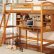 Wood Bunk Bed With Desk Interesting On Furniture Throughout Underneath Modern Beds Design 1