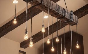 Wood Ceiling Lighting
