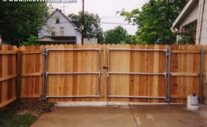 Wood Fence Panels Door