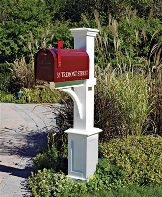 Other Wood Mailbox Posts Plain On Other And St Andrews Post Vinyl 0 Wood Mailbox Posts