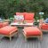 Wood Patio Furniture With Cushions Brilliant On 7 Piece Teak Outdoor Seating Set Garden Red 5