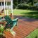 Home Wood Patio Ideas Delightful On Home Inside Here S A Gorgeous Backyard Ground Level Deck Landscape Gardening 6 Wood Patio Ideas
