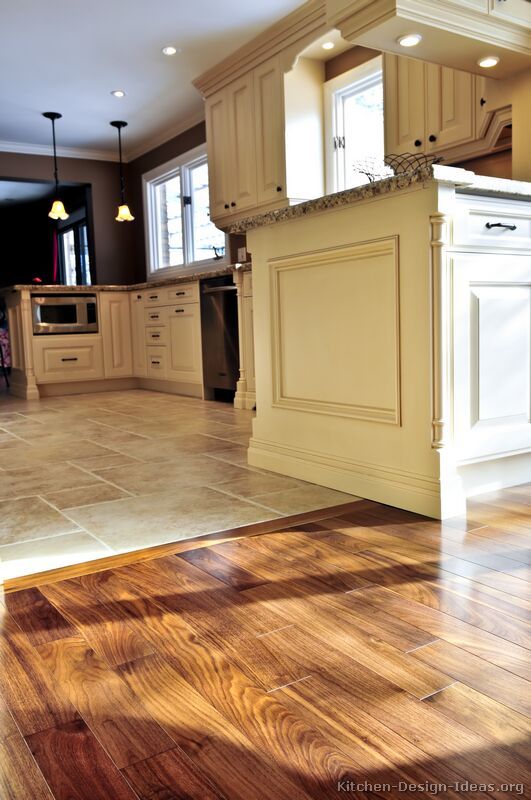 Floor Wood Tile Flooring In Kitchen Delightful On Floor Pertaining To Idea Of The Day Perfectly Smooth Transition From Hardwood 0 Wood Tile Flooring In Kitchen