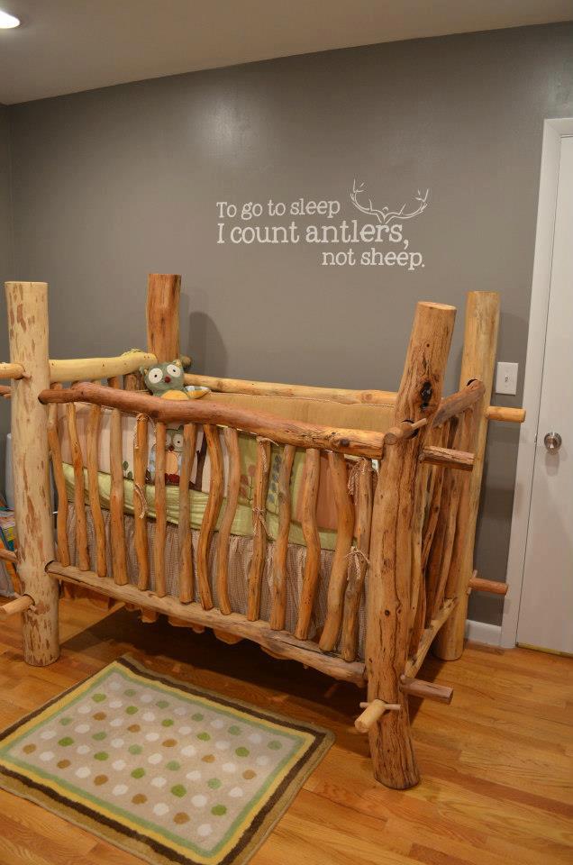 Furniture Wooden Baby Nursery Rustic Furniture Ideas Contemporary On With Regard To Best Crib Ever Would Totally Fit My Woodsy Owl And Woodland 0 Wooden Baby Nursery Rustic Furniture Ideas