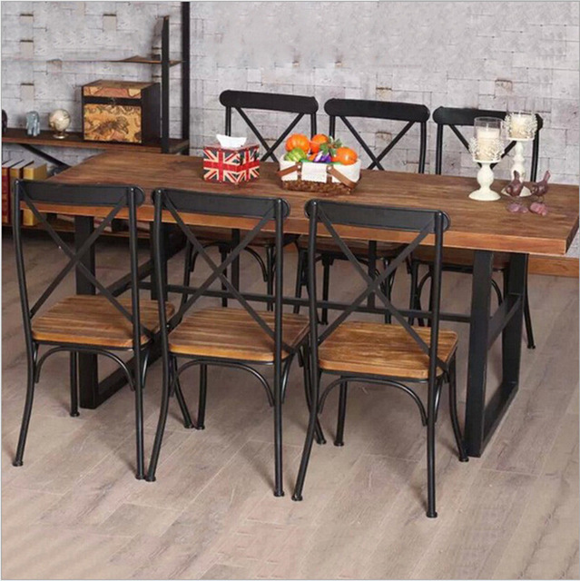 Furniture Wrought Iron And Wood Furniture Perfect On In Aliexpress Com Buy Cheap American Country Retro 0 Wrought Iron And Wood Furniture
