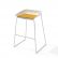 Furniture Yellow Stools Furniture Simple On Throughout Scoop Bar Stool Seat Silver Frame Modern Office 15 Yellow Stools Furniture