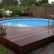 Above Ground Pool With Deck Surround Astonishing On Other And Beauty A Budget Ideas Freshome Com 5