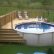 Other Above Ground Pool With Deck Surround Stylish On Other And Inground Ideas Freedom Installed 8 Above Ground Pool With Deck Surround