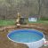 Other Above Ground Swimming Pool Ideas Stylish On Other Within Foxy Image Of Backyard Landscaping Decoration Using Round White 26 Above Ground Swimming Pool Ideas