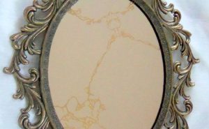 Antique Oval Mirror Frame