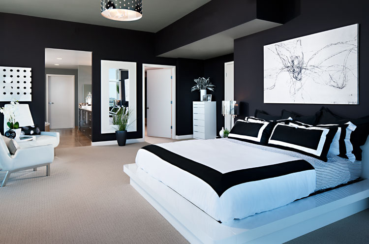 Bedroom Black And White Bedroom Decorating Ideas Perfect On Intended Decor Home Designing 19 Black And White Bedroom Decorating Ideas