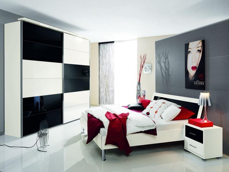 Bedroom Black And White Bedroom Decorating Ideas Plain On With Amusing Red 26 Black And White Bedroom Decorating Ideas