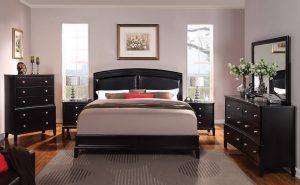 Black Bedroom Furniture Wall Color