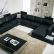 Black Leather Sectional Couches Contemporary On Furniture With Regard To Vig T35 Sofa Headrests And Light 4