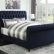 Bedroom Black Upholstered Sleigh Bed Marvelous On Bedroom And S Furniture Gallery Navy Blue Eastern King 15 Black Upholstered Sleigh Bed