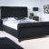 Bedroom Black Upholstered Sleigh Bed Wonderful On Bedroom With Regard To Limelight Orbit 4ft6 Double Velvet Fabric Frame By 7 Black Upholstered Sleigh Bed