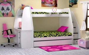 Bunk Bed With Stairs For Girls