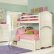 Bedroom Bunk Bed With Stairs For Girls Impressive On Bedroom Kids Room Antique Walnut Classic Arch Slatted 25 Bunk Bed With Stairs For Girls