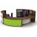 Office Circular Office Desks Creative On Intended Round Modular Reception Desk Counter 14 Circular Office Desks