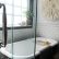 Bedroom Clawfoot Tub Bathroom Ideas Delightful On Bedroom Intended For Cool With Glass Stall Door 23 Clawfoot Tub Bathroom Ideas