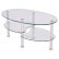 Furniture Clear Glass Furniture Innovative On Ktaxon Oval Side Coffee Table Shelf Chrome Base Living 12 Clear Glass Furniture