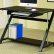 Coaster Contemporary Computer Workstation Office Desk Table Simple On And Amazon Com Black With Storage 3