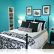Bedroom Colorful Teen Bedroom Design Ideas Wonderful On Room Colors Teal And Gray Coral Aqua 22 Colorful Teen Bedroom Design Ideas