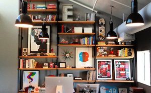 Comfortable Home Office Graphic Design Station