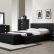 Contemporary Black Bedroom Furniture Amazing On Throughout Sleepland Rossi 2