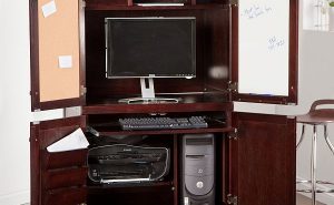 Contemporary Computer Armoire Desk Computer Armoire