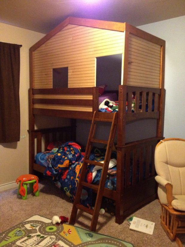 Bedroom Cool Bunk Bed Fort Brilliant On Bedroom Intended Our New Wainscoting And A Little Lumber 9 0 Cool Bunk Bed Fort