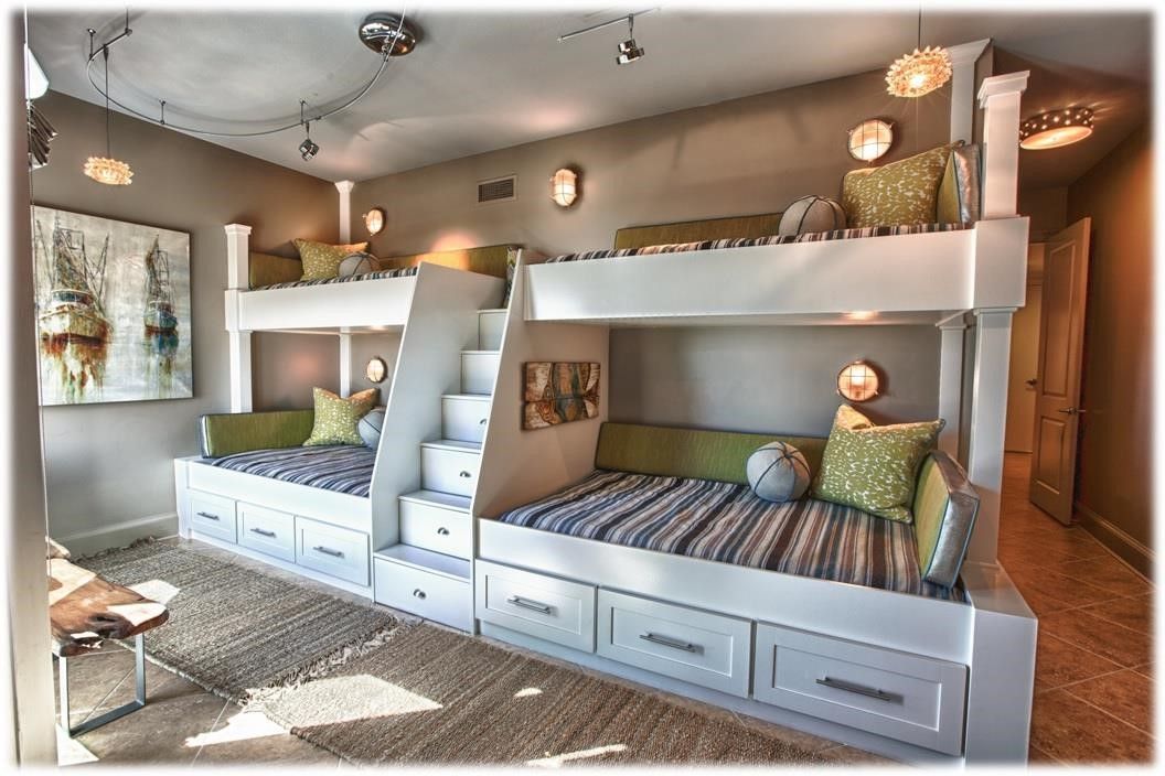 Bedroom Cool Bunk Beds Built Into Wall Perfect On Bedroom With Custom DIY 0 Cool Bunk Beds Built Into Wall