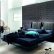 Bedroom Cozy Blue Black Bedroom Perfect On Pertaining To Modern Furniture With Dark Cushion And Beige Rugs 24 Cozy Blue Black Bedroom