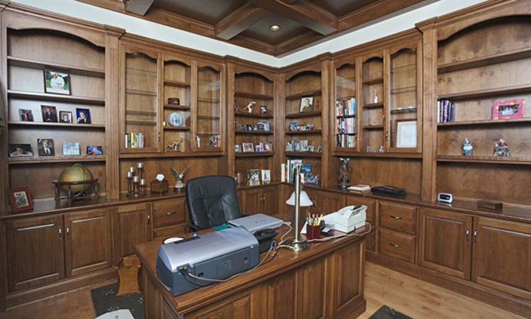 Office Custom Home Office Furnit Charming On Within Ohio Hardwood Cabinets Schlabach Wood Design 0 Custom Home Office Furnit