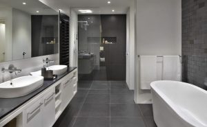 Dark Grey Bathroom Tiles