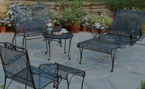 Deck Wrought Iron Table