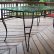 Interior Deck Wrought Iron Table Modest On Interior Inside Tables Chairs South Jersey Custom Hand Crafted 7 Deck Wrought Iron Table
