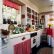 Kitchen Decorating Ideas For Kitchen Charming On Pertaining To Home Red Wall Walls Cabinets Coffee Coordinating Fat 11 Decorating Ideas For Kitchen